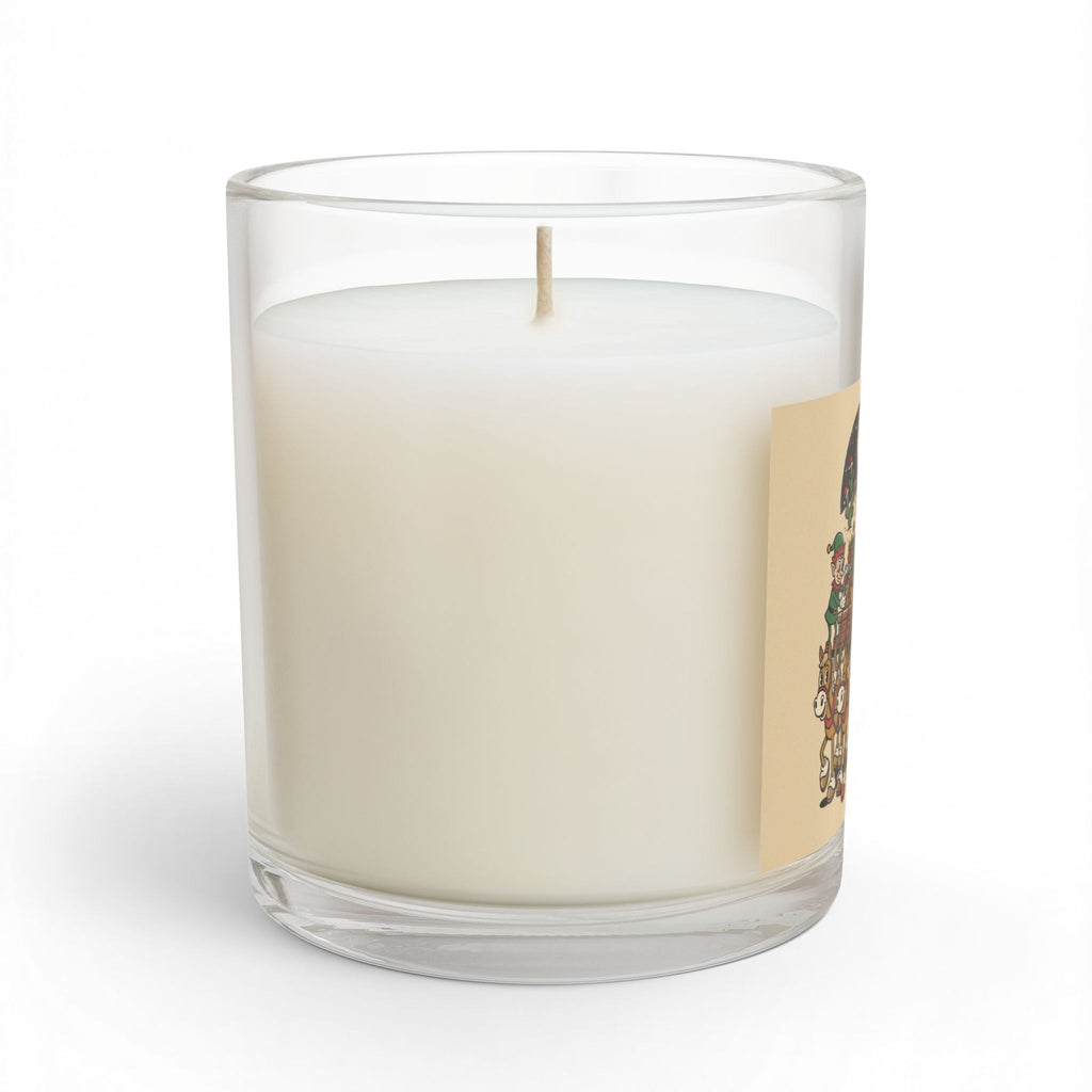 Western Santa Christmas Candle — 11oz Glass Holiday Scented Candle - Dark Sky Outpost
