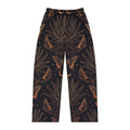 Womens Pajama Pants — Moonlit Moth & Botanicals Lounge Pants - Dark Sky Outpost